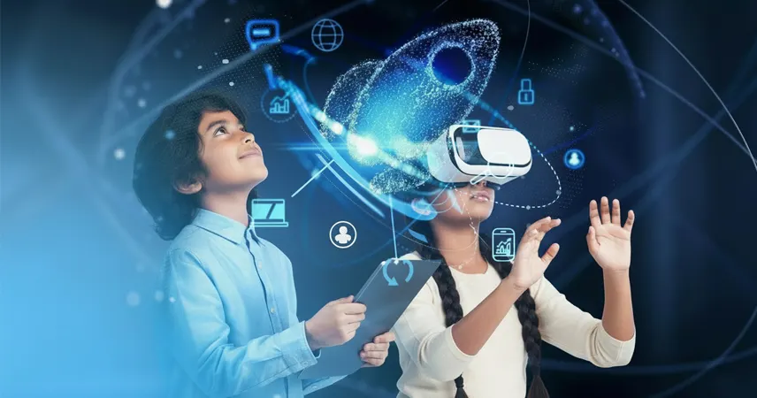 Students using AI learning tools
