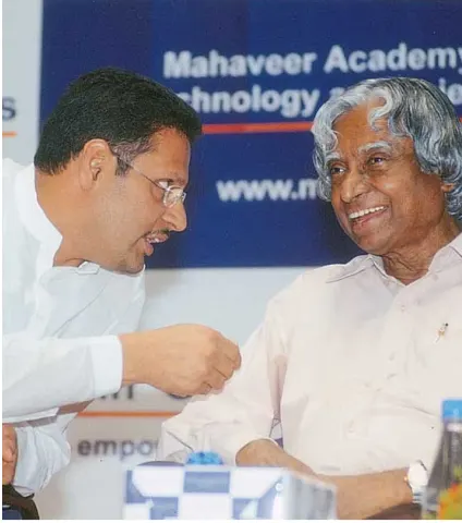 The Chairman at a Jain Group of Institutions event